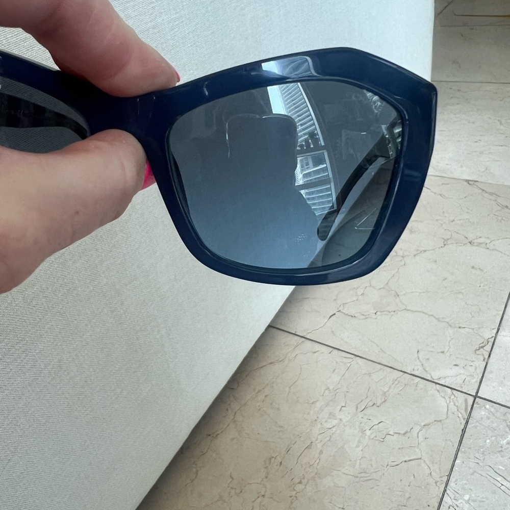 Blue Chanel Sunglasses AUTHENTIC - Picture 6 of 12